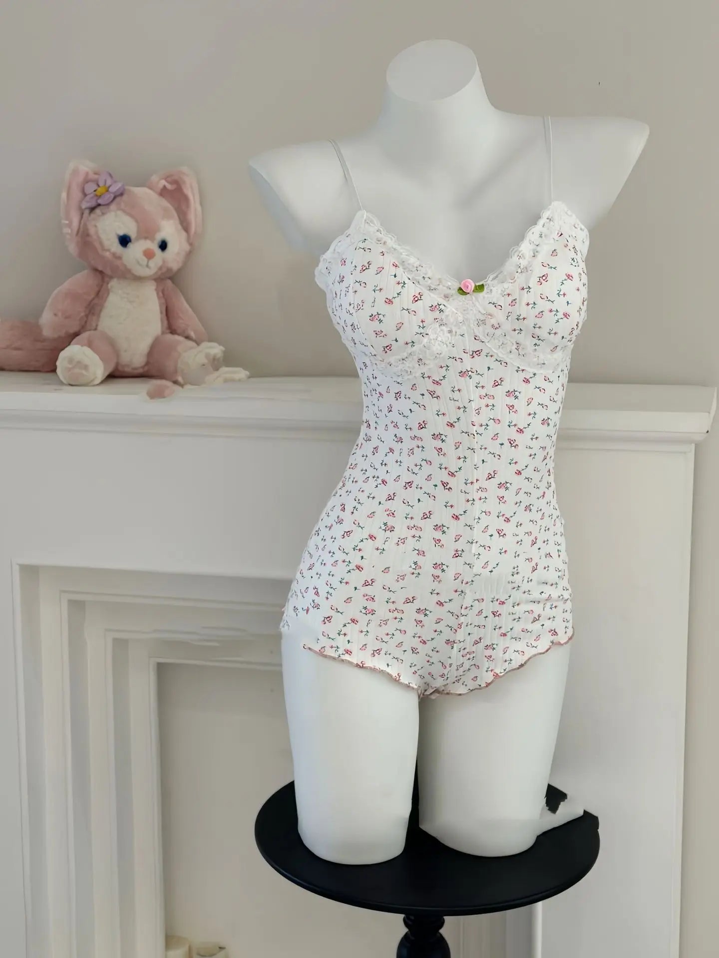 Women's Floral Sleeveless Bodysuit