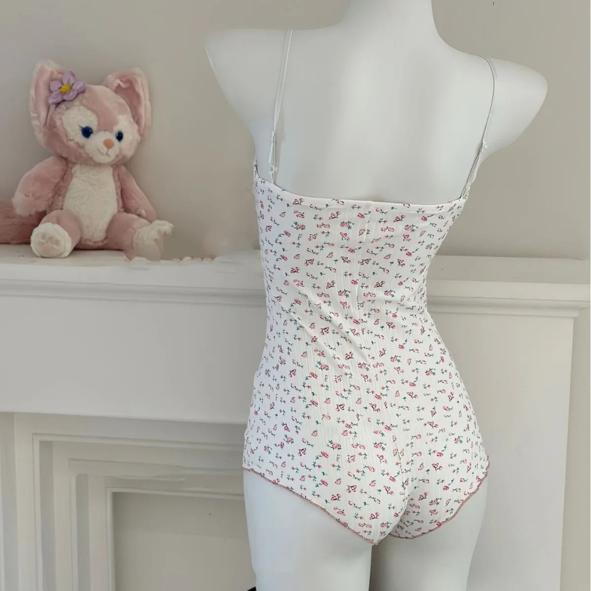 Women's Floral Sleeveless Bodysuit
