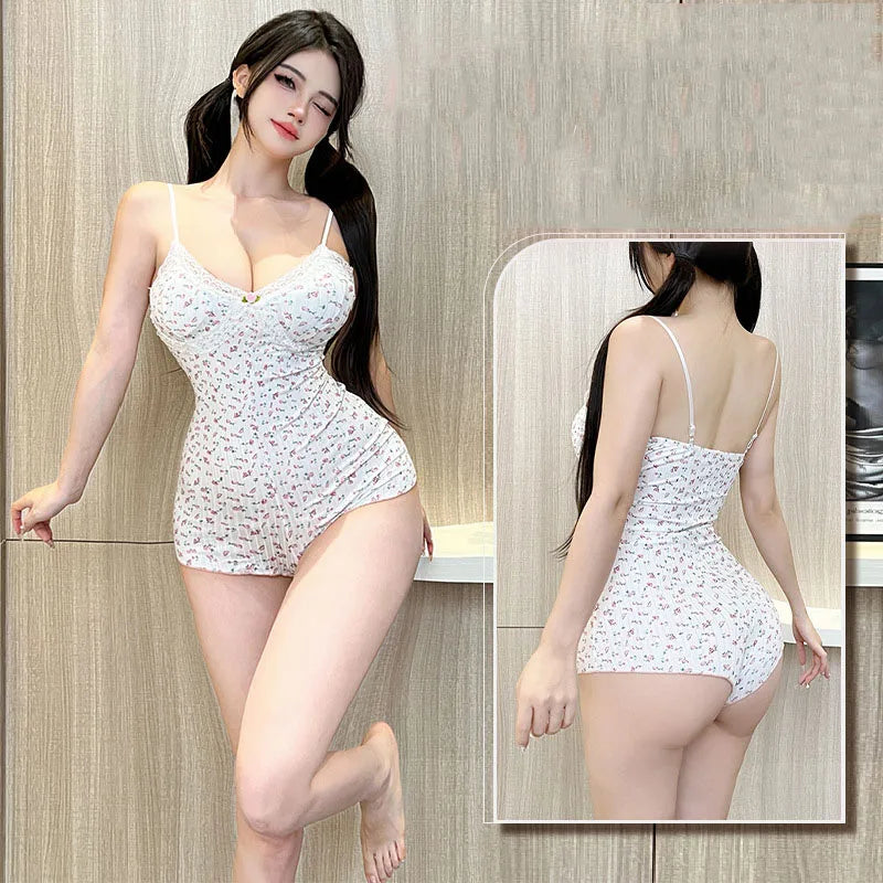 Women's Floral Sleeveless Bodysuit