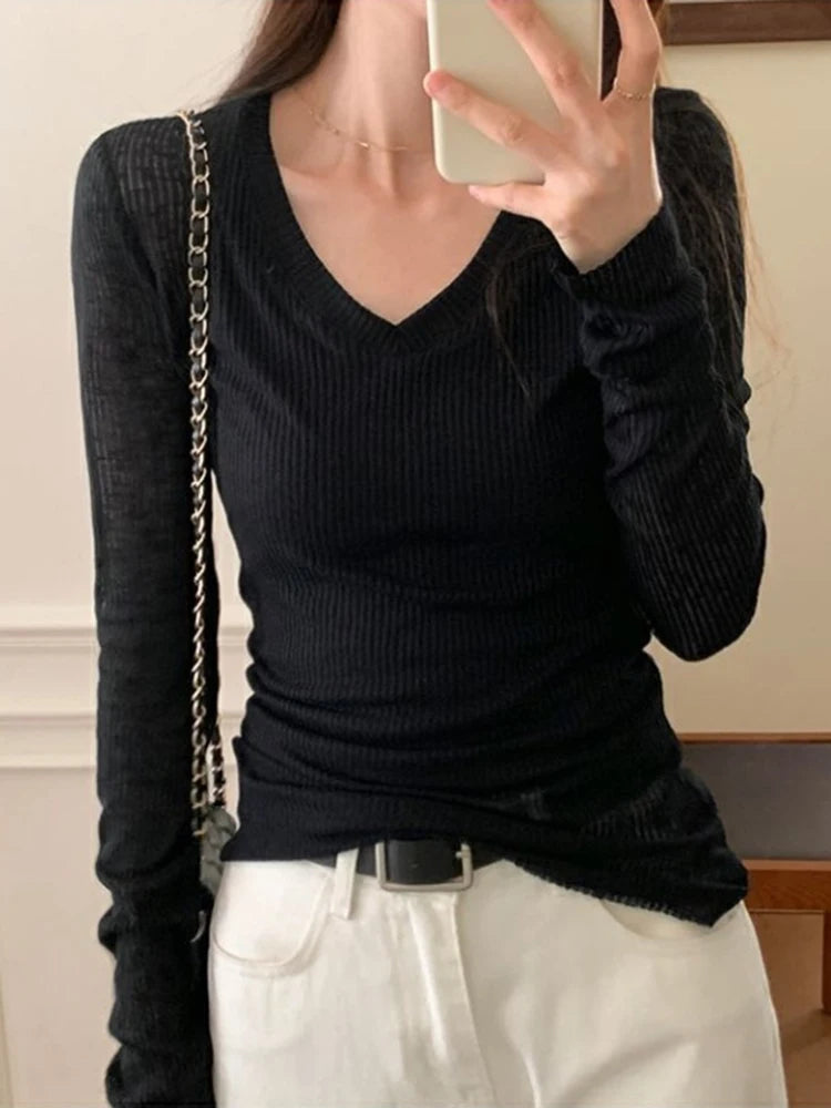 Women's Slim Fit Long Sleeve T-Shirt