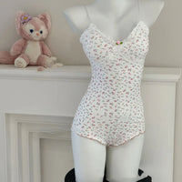 Women's Floral Sleeveless Bodysuit