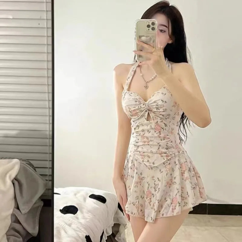 Slimming High-Waist One-Piece