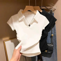Women's Slim Fit Crop Tee