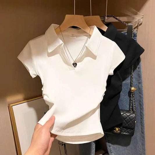 Women's Slim Fit Crop Tee