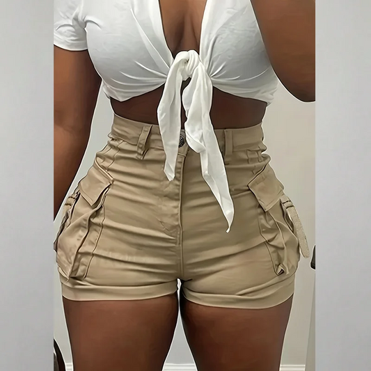 Summer Casual Shorts with Pockets