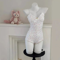 Women's Floral Sleeveless Bodysuit