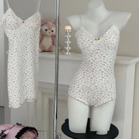 Women's Floral Sleeveless Bodysuit